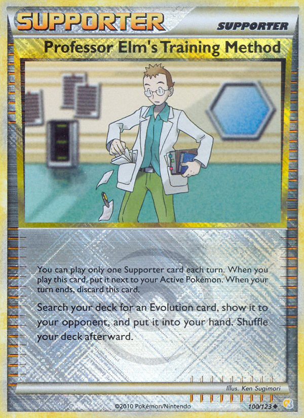 HeartGold SoulSilver Professor Elm's Training Method #100 Promo